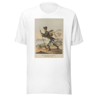 Head runner of runaways, from Leipzig Fair by Thomas Rowlandson T-Shirt