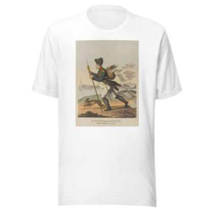Head runner of runaways, from Leipzig Fair by Thomas Rowlandson T-Shirt