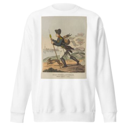 Head runner of runaways, from Leipzig Fair by Thomas Rowlandson Sweatshirt