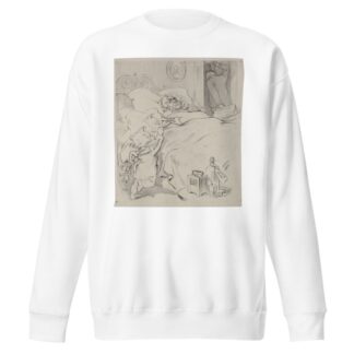 Two toddlers, ‘Life Insurance Scandal’ and ‘Rail Road Scandal,’ climb into bed with ‘Corporate Corruption’ by Joseph Ferdinand Keppler Sweatshirt