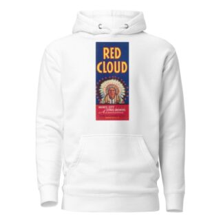 Red Cloud Citrus Label by Anonymous Hoodie
