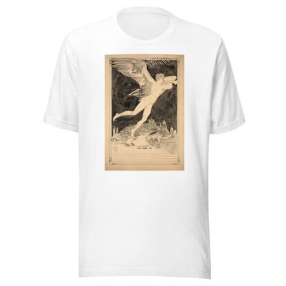 La Renommée survolant Paris by Félix Bracquemond T-Shirt
