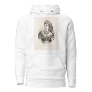 Queen of love and beauty by Currier & Ives. Hoodie