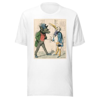 The Wolf And The Crane by Charles Henry Bennett T-Shirt