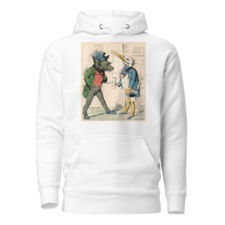 The Wolf And The Crane by Charles Henry Bennett Hoodie
