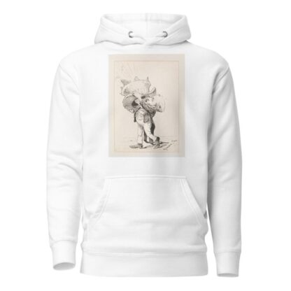 Benjamin Harrison ‘Talking Through his Hat by Udo Keppler Hoodie