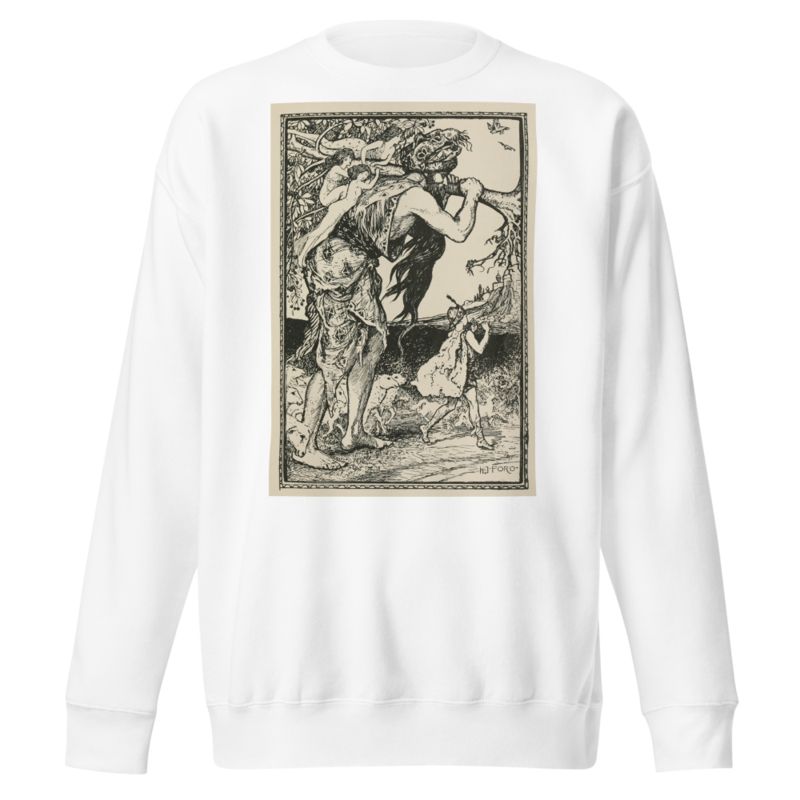 Mogarzea and his Son return Home by Henry Justice Ford Sweatshirt