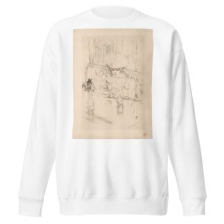 At the Brasserie Hanneton by Henri de Toulouse-Lautrec Sweatshirt