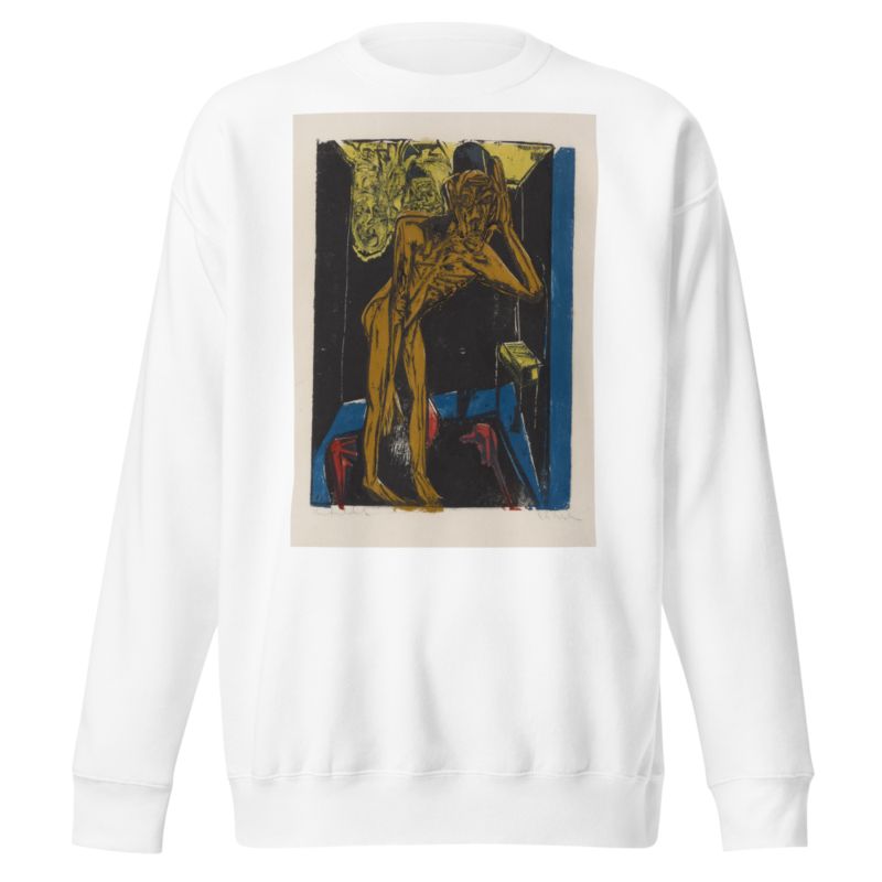 Schlemihl in der Einsamkeit des Zimmers by Ernst Ludwig Kirchner Sweatshirt