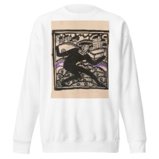 Design for fine art print, ‘The Mad Dancer’.] [Original study for woodcut print by Winold Reiss Sweatshirt