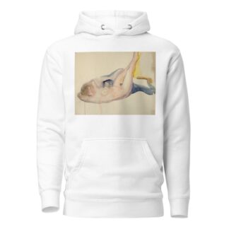Liggende akt med hevede ben by Edvard Munch Hoodie