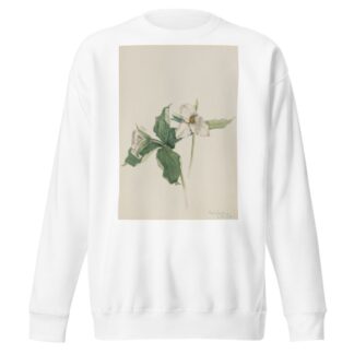 Wake-Robin by Mary Vaux Walcott Sweatshirt