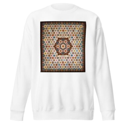 Honeycomb Quilt by Elizabeth Van Horne Clarkson Sweatshirt
