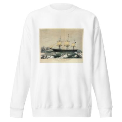 lipper ship ‘Red Jacket’; In the ice off Cape Horn, on her passage from Australia, to Liverpool, August 1854 by Currier & Ives. Sweatshirt