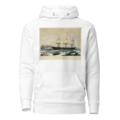 lipper ship ‘Red Jacket’; In the ice off Cape Horn, on her passage from Australia, to Liverpool, August 1854 by Currier & Ives. Hoodie