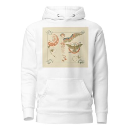 Abstract design based on flowers, angels, birds, beetles. by Alphonse Mucha Hoodie