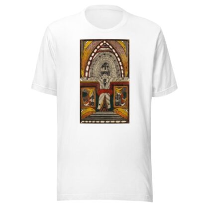 Die Kreuzigung meiner Wenigkeit, auf der Biskaya,=Haven=Insel, im stillen Ozean, im Späht=Sommer, 1,876 by Adolf Wölfli T-Shirt