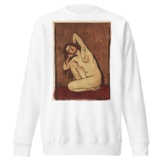 Weibliche Aktstudie by Carl Anton Reichel Sweatshirt