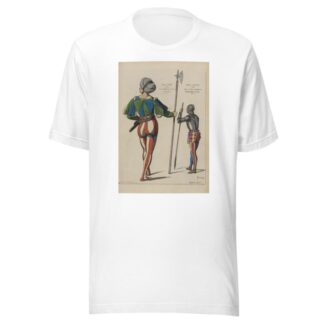Soldat Lombard. 1503. Dap[rès] Andrea de Milan. Louvre. Soldat Venitien. 1515. D’ap[rès] Vittor Carpaccio by Raphaël Jacquemin T-Shirt
