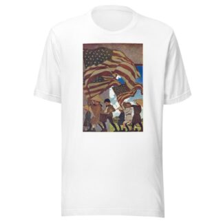 With Trumpet and Drum by Maxfield Parrish T-Shirt