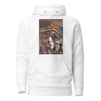 With Trumpet and Drum by Maxfield Parrish Hoodie
