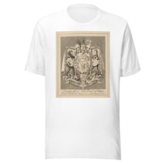 Design for a new coat of arms. Dedicated to Mothers Wood, Windsor & Co. & all the fancy Queens. by Theodore Lane T-Shirt