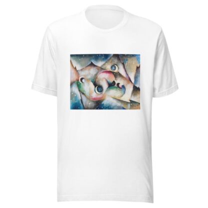 Schlafende Gestalten in nächtlicher Gebirgslandschaft by Arnold Topp T-Shirt