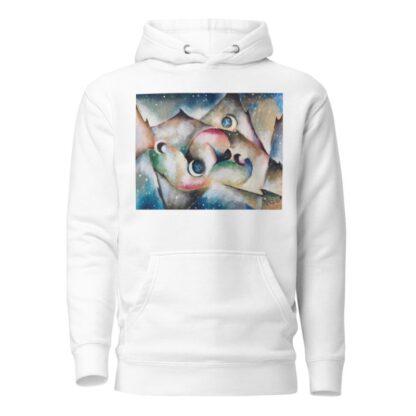 Schlafende Gestalten in nächtlicher Gebirgslandschaft by Arnold Topp Hoodie