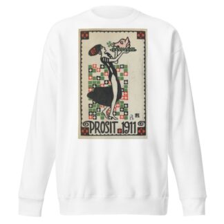 New Years Card; Cheers 1911 by Hans Kalmsteiner Sweatshirt