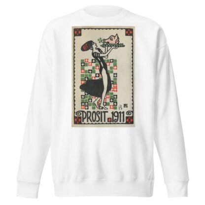New Years Card; Cheers 1911 by Hans Kalmsteiner Sweatshirt