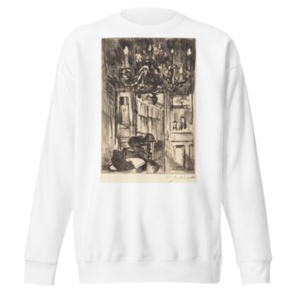Interior by Lovis Corinth Sweatshirt