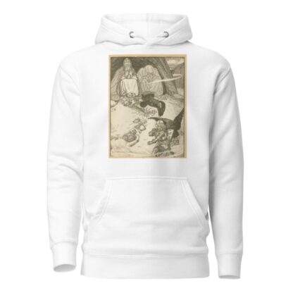 I espied a little before me a cave, where two giants, pope and pagan, dwelt. by George Woolliscroft Rhead Hoodie