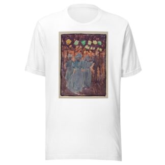 Night scene with three women in blue by Maurice Prendergast T-Shirt