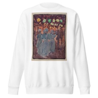 Night scene with three women in blue by Maurice Prendergast Sweatshirt