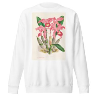 Cattleya Lawrenceana by Jean Jules Linden Sweatshirt