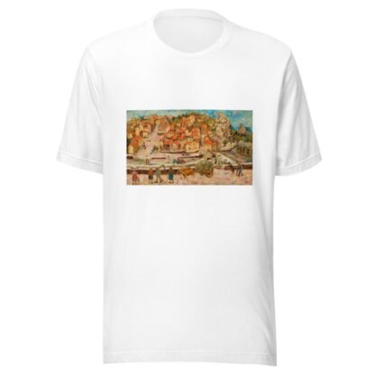 View from the bridge in Espaly by Tadeusz Makowski T-Shirt