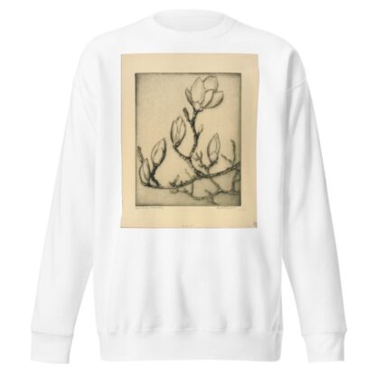 April Buds–Magnolia by Bertha Jaques Sweatshirt