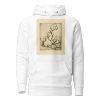 April Buds–Magnolia by Bertha Jaques Hoodie
