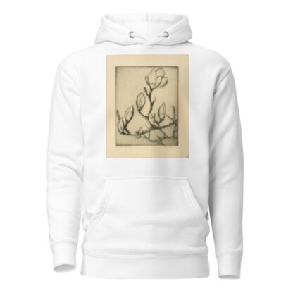 April Buds–Magnolia by Bertha Jaques Hoodie