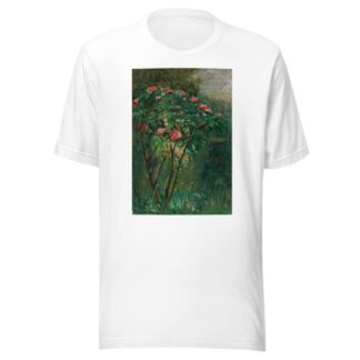 Le rosier fleuri by Gustave Caillebotte T-Shirt