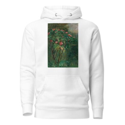 Le rosier fleuri by Gustave Caillebotte Hoodie