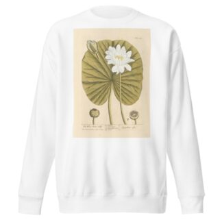 The white water lilly by Elizabeth Blackwell Sweatshirt