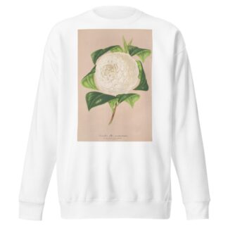 Camellia alba ornatissima by Charles Antoine Lemaire Sweatshirt