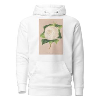 Camellia alba ornatissima by Charles Antoine Lemaire Hoodie