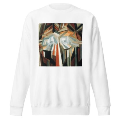 Cubist Head by Alexander Konstantinovich Bogomazov Sweatshirt