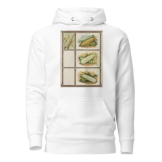 Pop Corn, Sweet Corn by Genesee Valley Lithograph Co. Hoodie