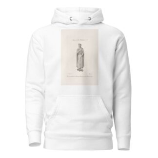 Statue du roi Childebert Ier. by Nicolas Xavier Willemin Hoodie