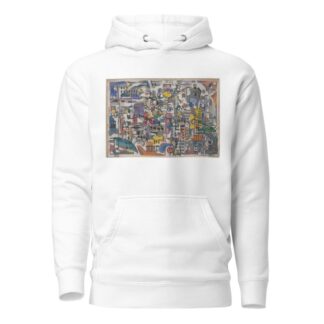 New York City; Bird’s Eye View by Joaquín Torres-García Hoodie