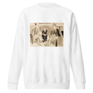 Unterhaltung by Ernst Ludwig Kirchner Sweatshirt