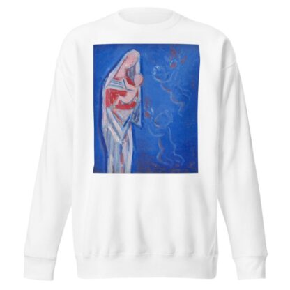 Standing Madonna with an Angel by Mikuláš Galanda Sweatshirt